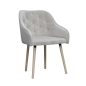 Preview: Gepolsterter Sessel BITTEL Beine Holz kaufen - artigo.at