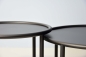 Preview: Couchtisch rund aus Stahl in Schwarz, pulverbeschichtet, minimalistisch, take me home