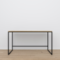 Preview: Schreibtisch Lofty Eiche schwarz minimalistisch - artigo.at