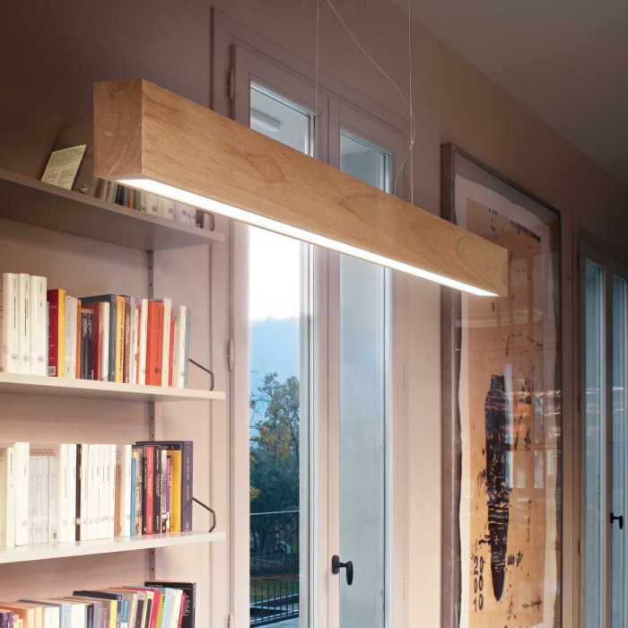 Hängelampe Craft Naturholz Ideal Lux - artigo.at