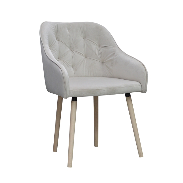 Gepolsterter Sessel BITTEL Beine Holz kaufen - artigo.at
