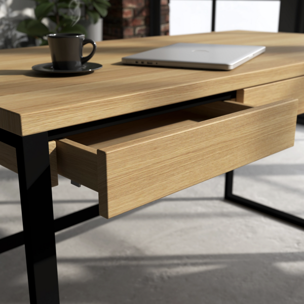Schreibtisch LOFTY mit 3 Schubladen
