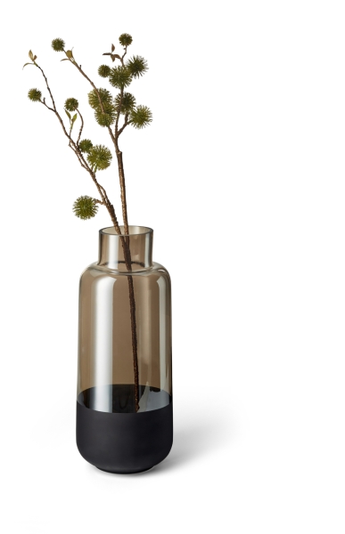 Glasvase Blumenvase Linus von Philippi Pampasgras Trockenblumen - artigo